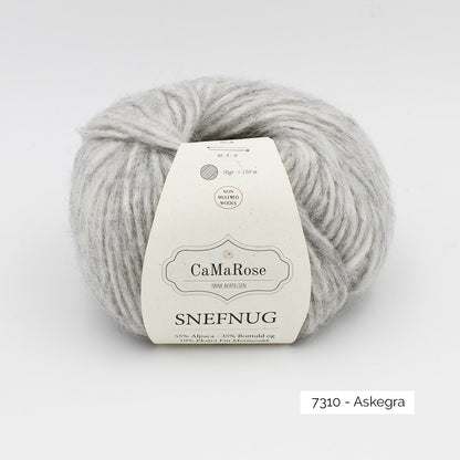 Pelote de Snefnug de CaMaRose coloris 7310 Askegra