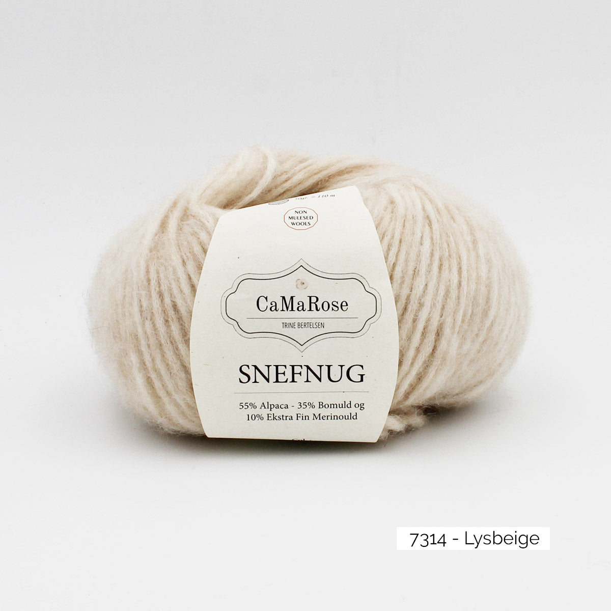 Pelote de Snefnug de CaMaRose coloris 7314 Lys Beige