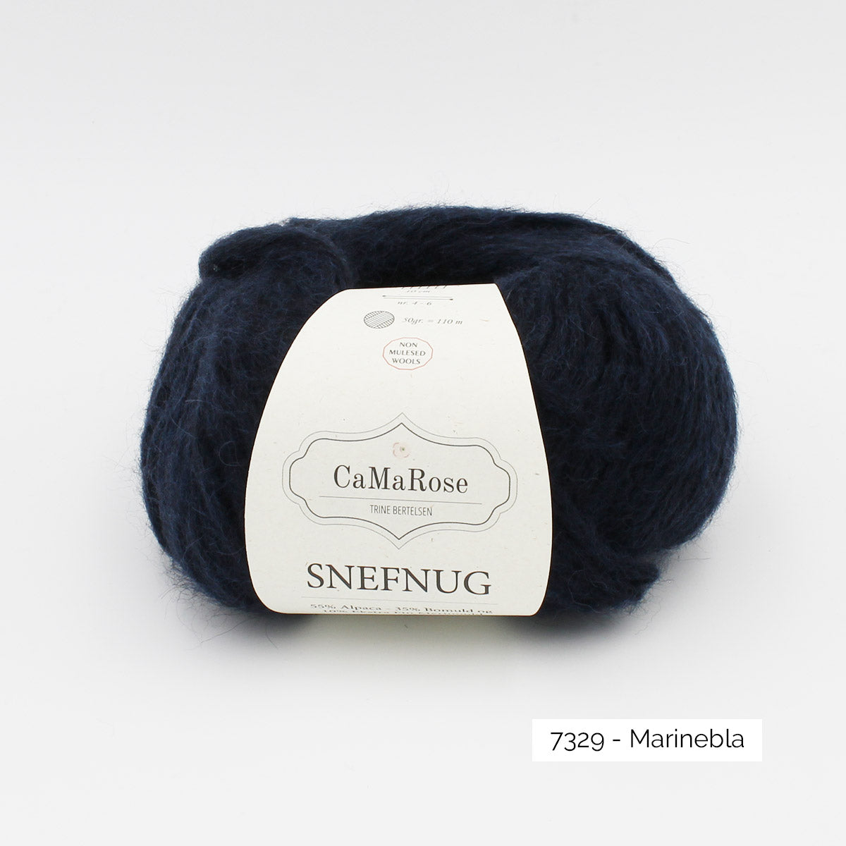 Pelote de Snefnug de CaMaRose coloris 7329 Marinebla