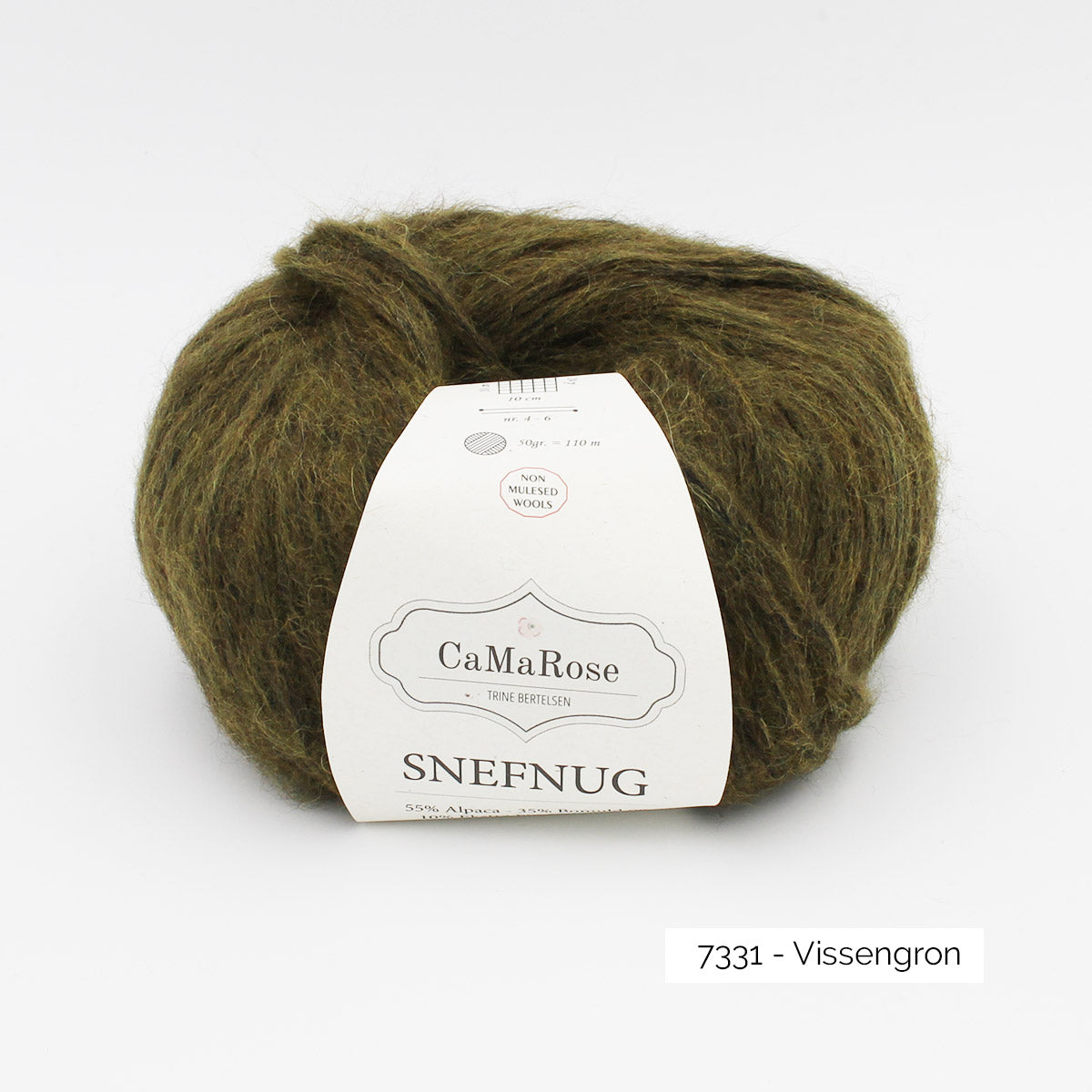 Pelote de Snefnug de CaMaRose coloris 7331 Vissengron