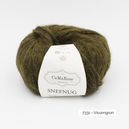 Pelote de Snefnug de CaMaRose coloris 7331 Vissengron