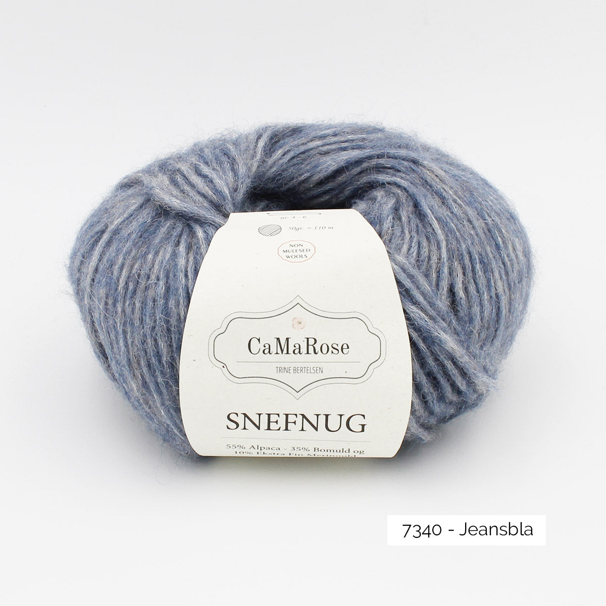 Pelote de Snefnug de CaMaRose coloris 7340 Jeansbla