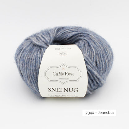 Pelote de Snefnug de CaMaRose coloris 7340 Jeansbla