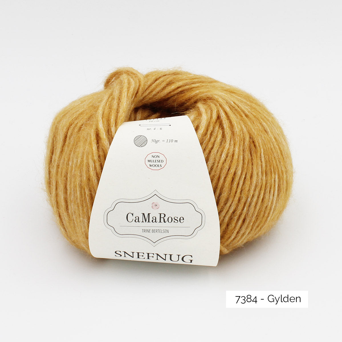Pelote de Snefnug de CaMaRose coloris 7384 Gylden