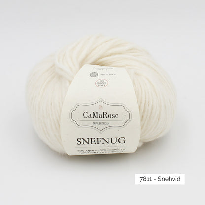 Snefnug de CaMaRose coloris 7811 Snehvid