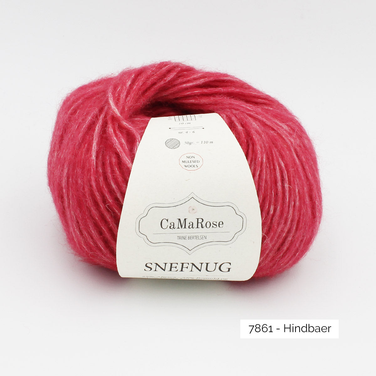 Pelote de Snefnug de CaMaRose coloris 7861 Hindbaer