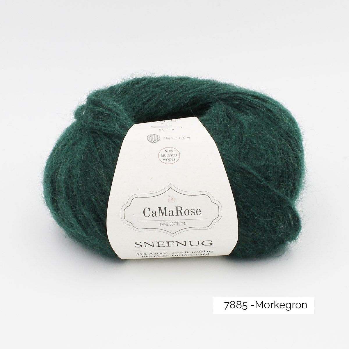 Pelote de Snefnug de CaMaRose coloris 7885 Morkegron