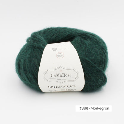 Pelote de Snefnug de CaMaRose coloris 7885 Morkegron
