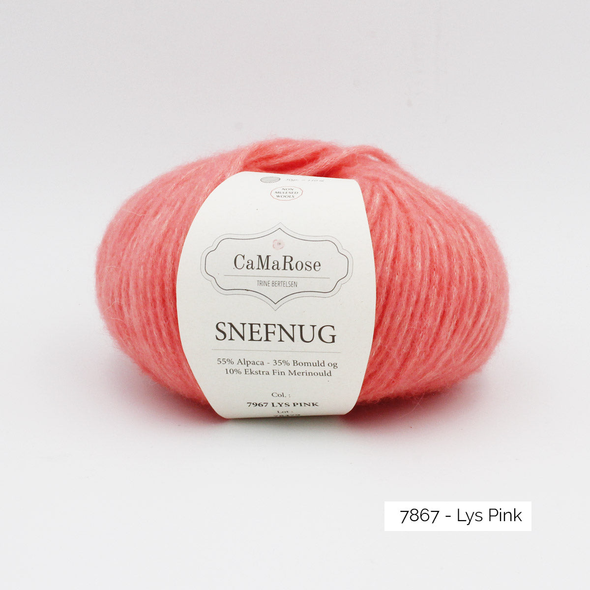 Pelote de Snefnug de CaMaRose coloris 7967 Lys Pink