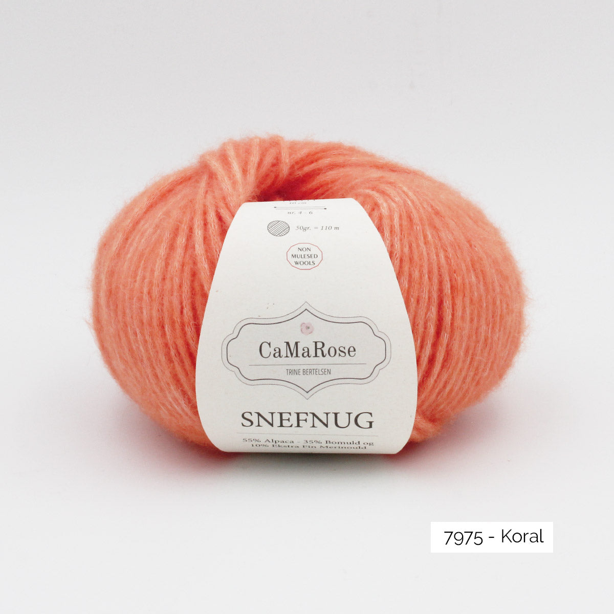 Pelote de Snefnug de CaMaRose coloris 7975 Koral