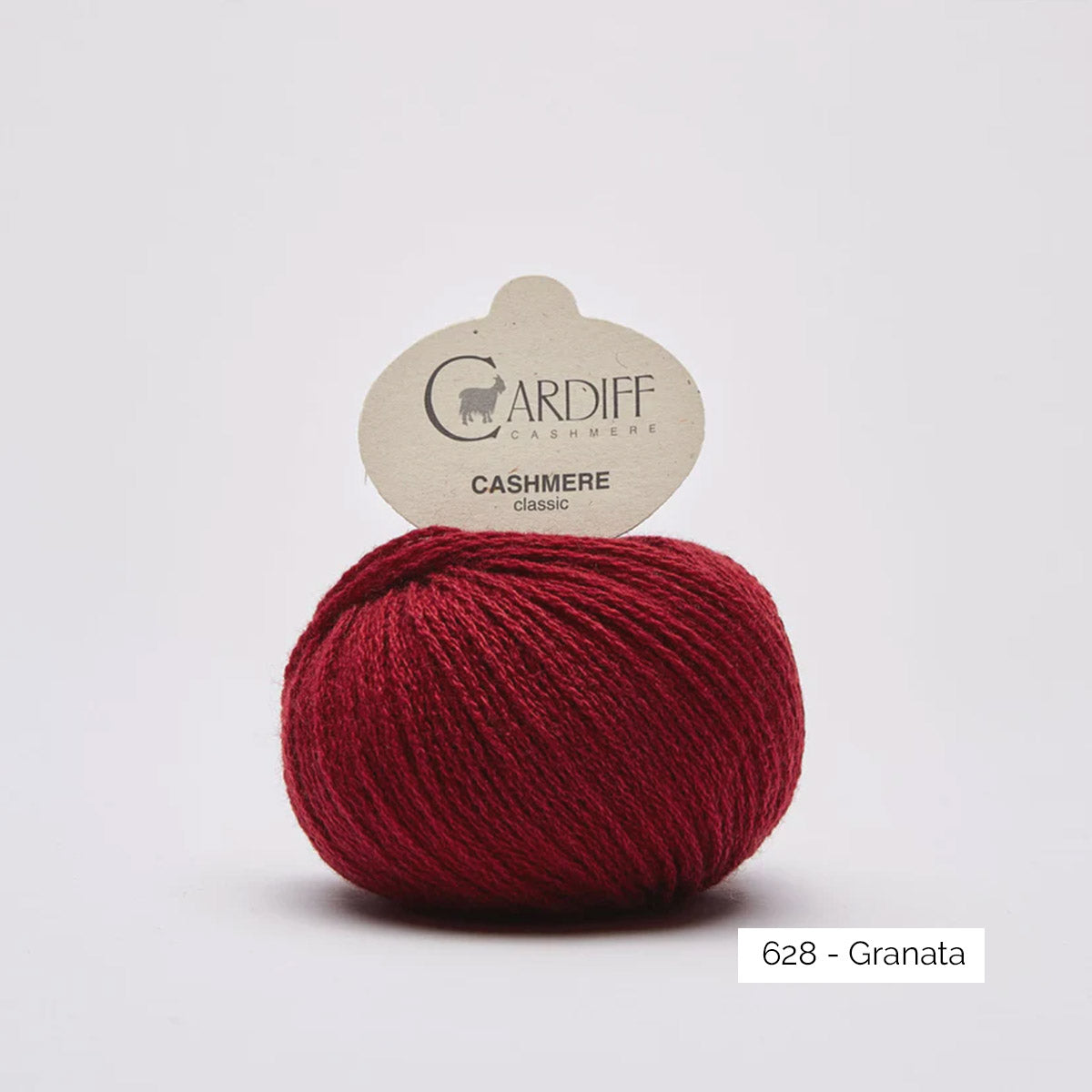 Pelote de Classic de Cardiff Cashmere coloris 628 Granata 