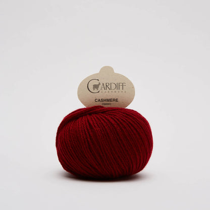 Pelote de Cashmere Classic de Cardiff Cashmere coloris 714 Scarlatta
