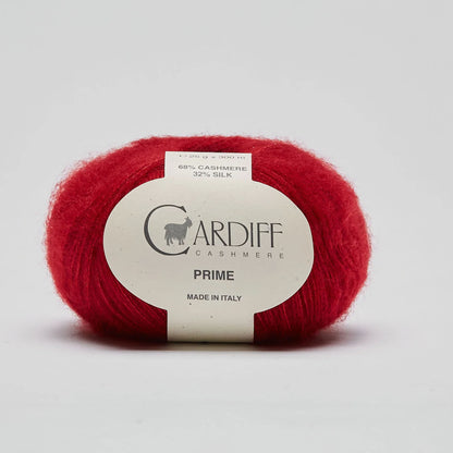 Pelote de Prime de Cardiff Cashmere, coloris 162 Scarlatta