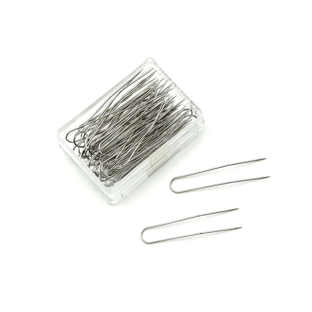 Lot de 40 épingles en U pour bloquer les projets au tricot ou au crochet de la marque Clover (référence 3163)