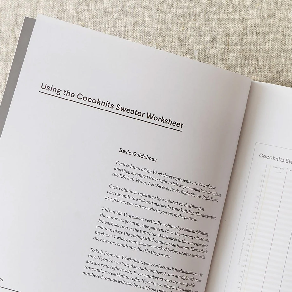 Cocoknits Worksheet Journal - Julie Weisenberger