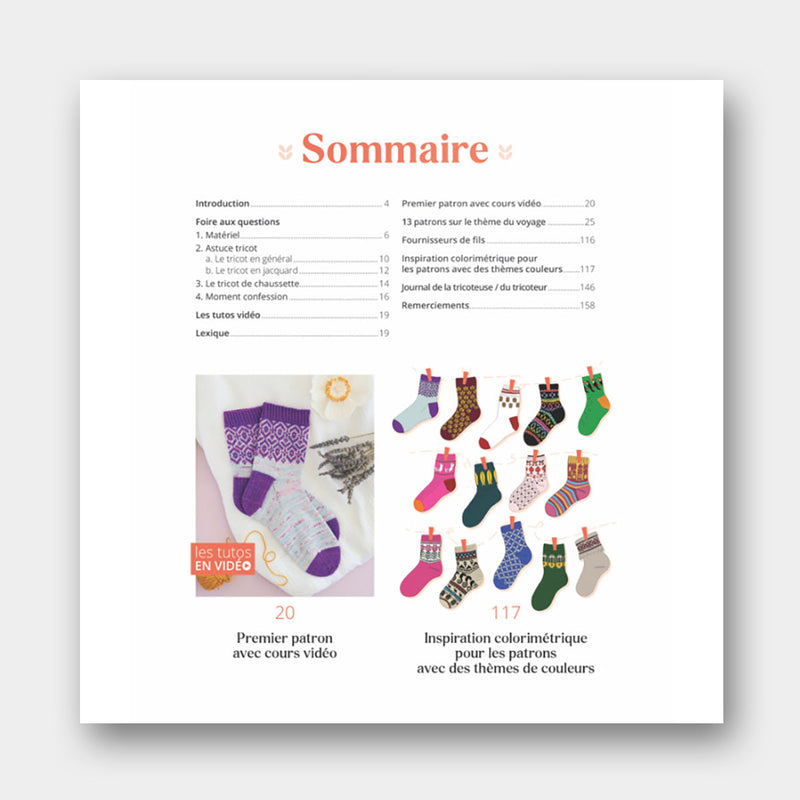 Le Guide des Chaussettes Autour du Monde au Tricot Jacquard - Lysandre Hourdin