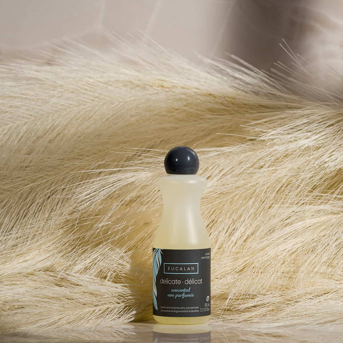 Lessive pour lainage sans rinçage Eucalan, flacon de 100ml, senteur Sans Parfum