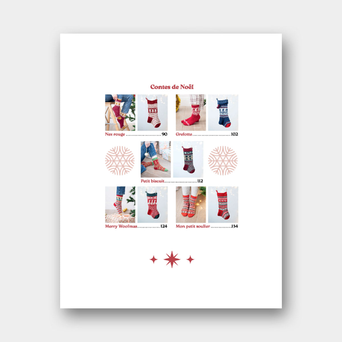 Chaussettes de Noël à Tricoter - Morgane Mazevet