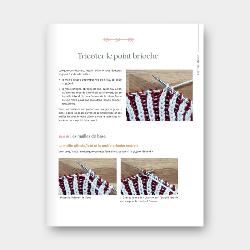 Tricoter le Point Brioche - Bérangère Cailliau