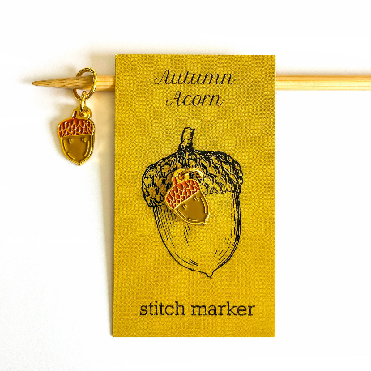 Marqueur de mailles amovible (progress keeper) Firefly Notes modèle Autumn Acorn