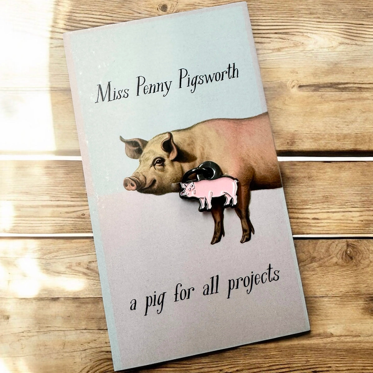 Marqueur de mailles amovible Firefly Notes modèle Miss Penny Pigworth