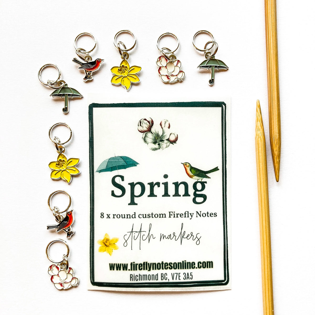 Anneaux marqueurs Firefly Notes modèle Spring