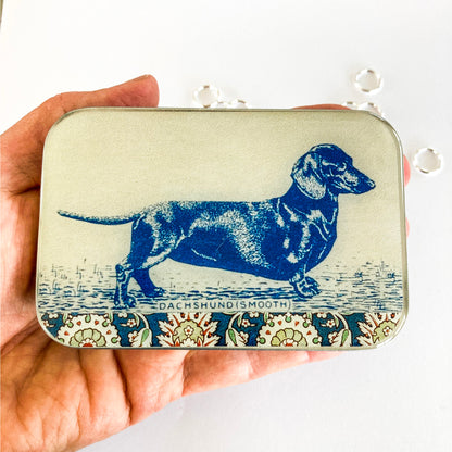 Boîte de rangement Firefly Notes, modèle Dachshund, taille Large