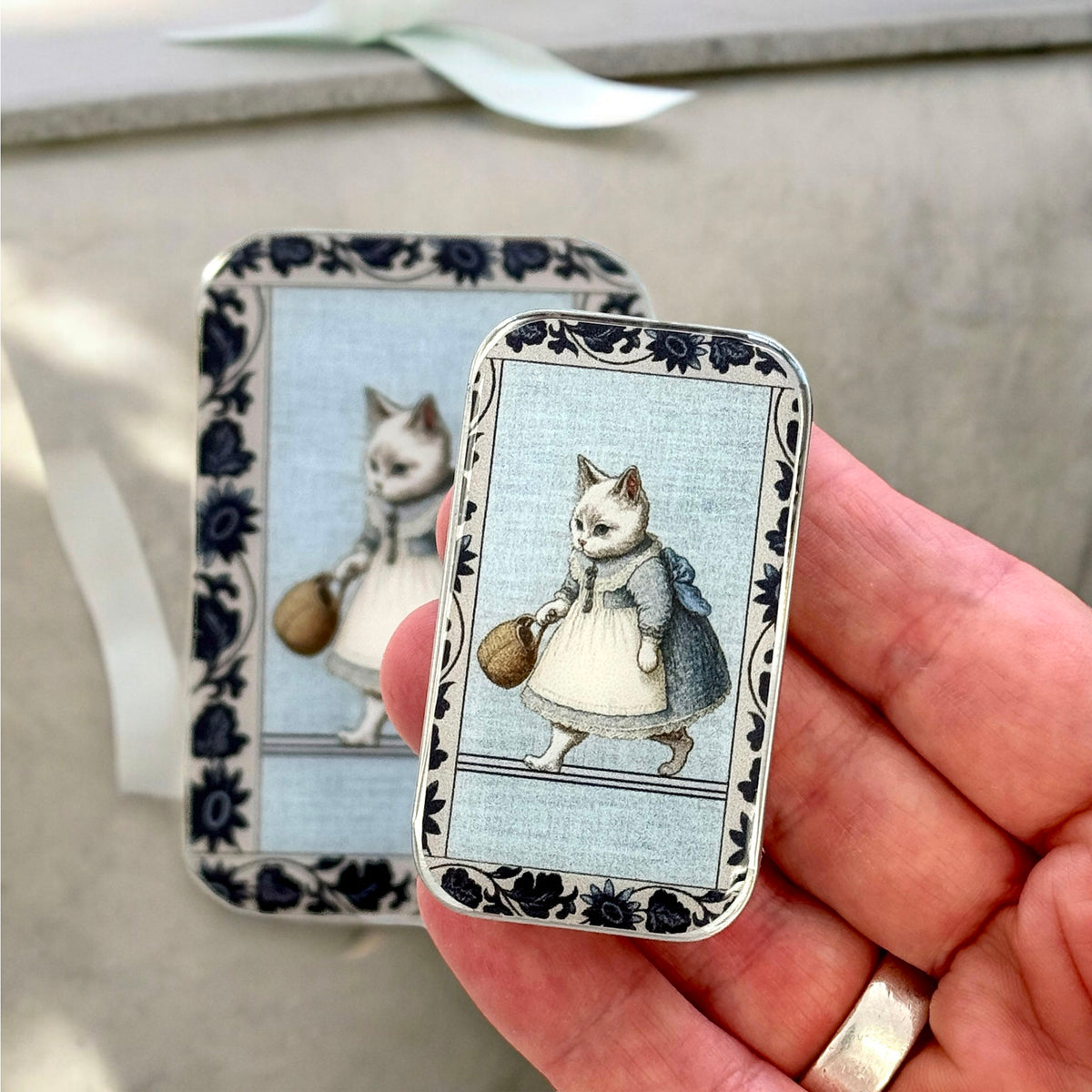Boîte de rangement Firefly Notes, modèle Kitty, taille Small