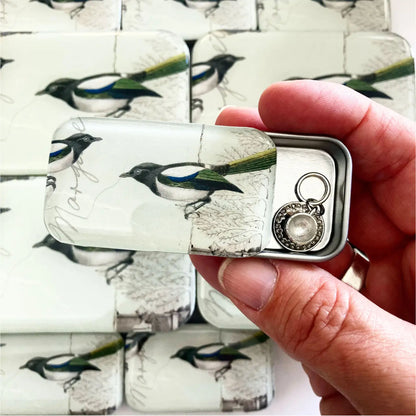Boîte de rangement Firefly Notes, modèle Magpies Two, taille Small