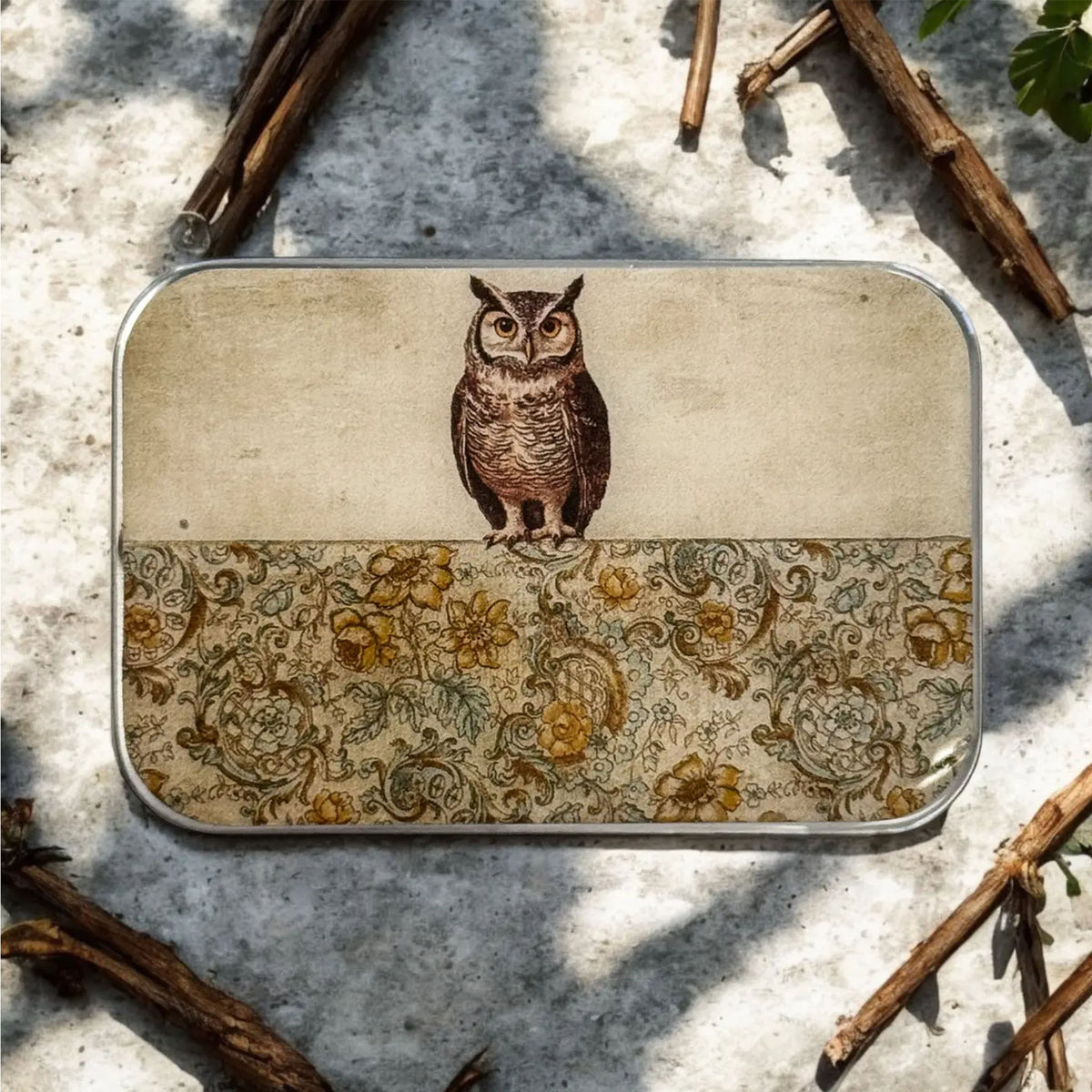 Boîte de rangement Firefly Notes, modèle Owl, taille Large