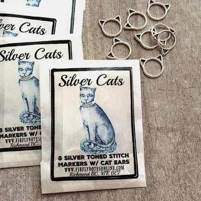 Anneaux marqueurs Firefly Notes modèle Cat (medium ou large silver)