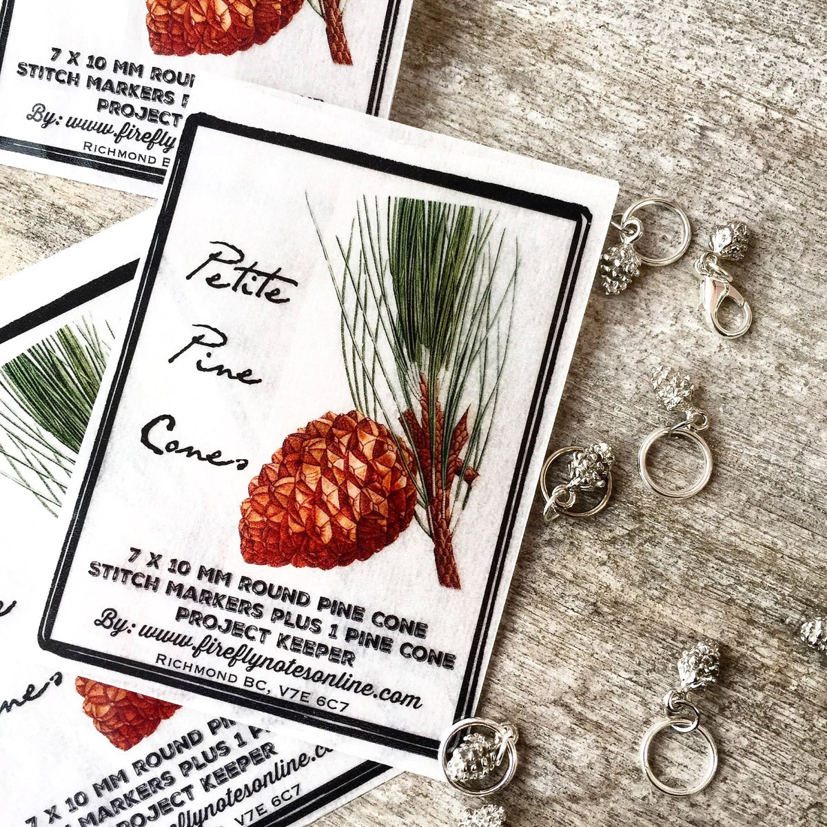 Anneaux marqueurs + marqueur amovible (progress keeper) Firefly Notes modèle Pine Cone