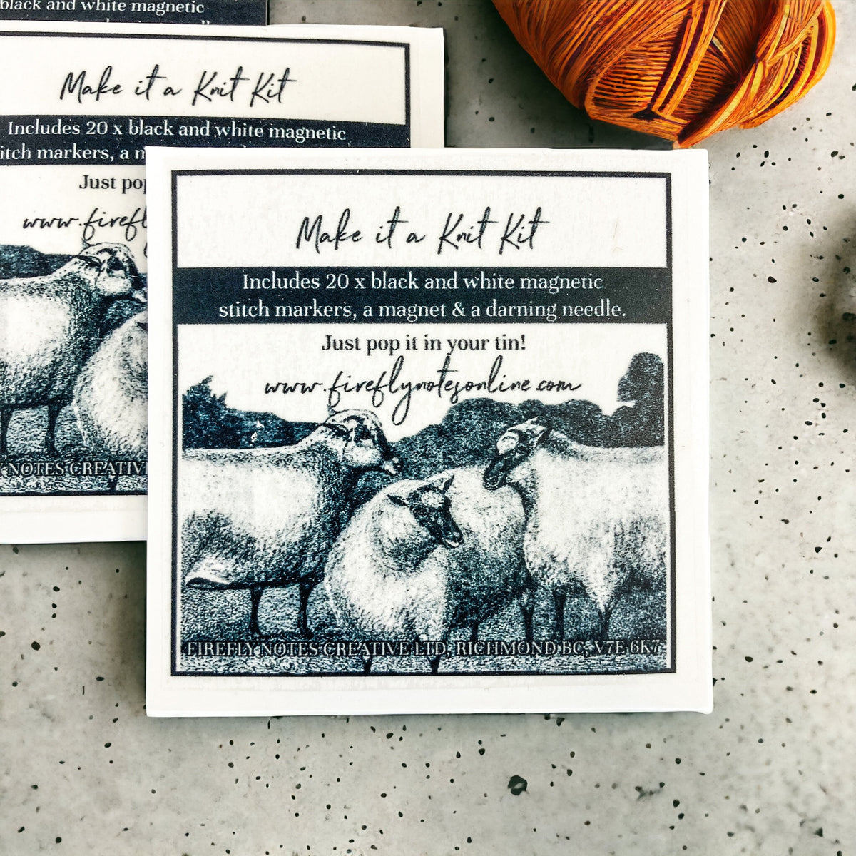Insert magnétique Make It a Knit Kit de Firefly Notes
