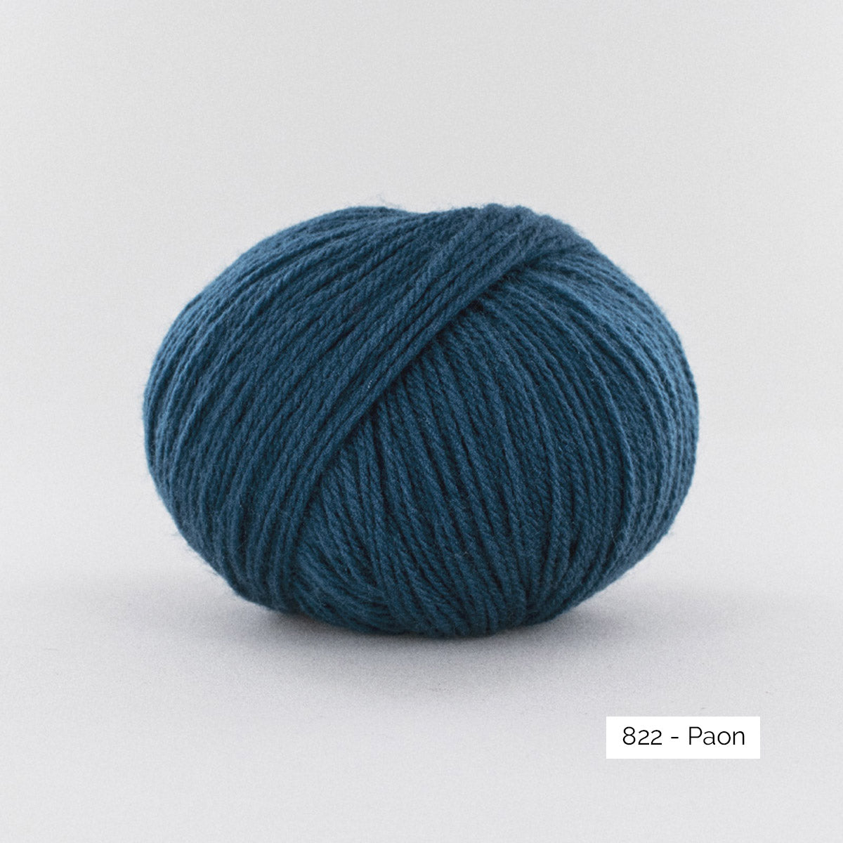 Pelote de BB Mérinos de Fonty, coloris 822 Paon