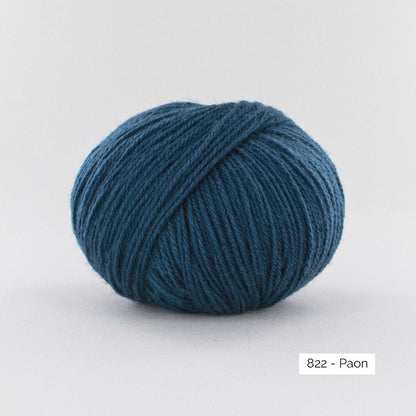 Pelote de BB Mérinos de Fonty, coloris 822 Paon