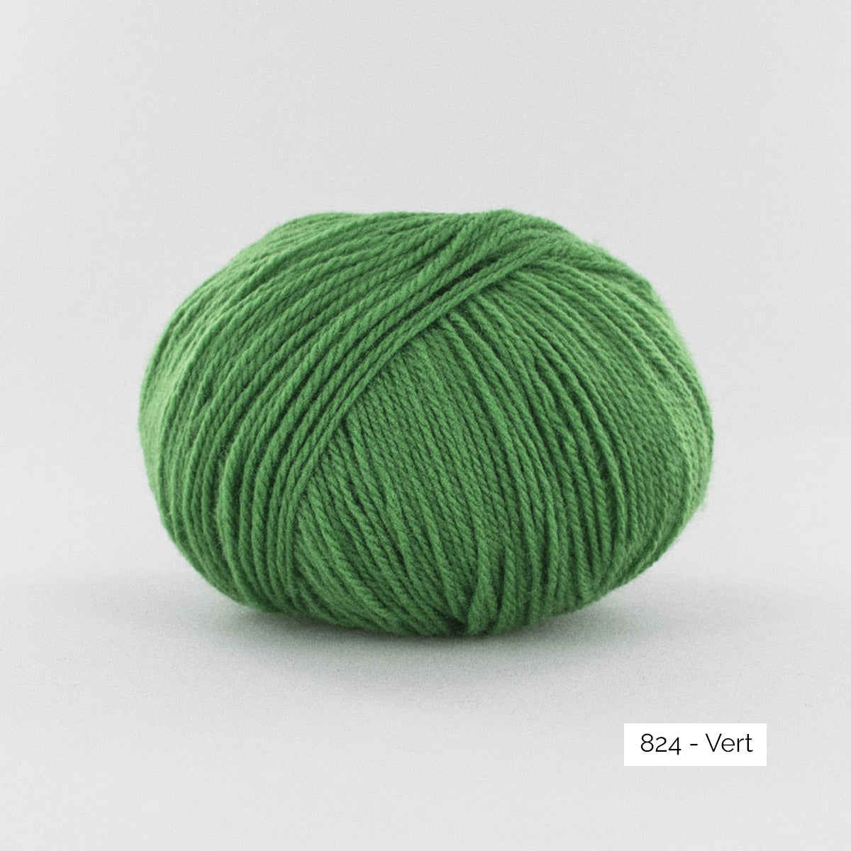 Pelote de BB Mérinos de Fonty, coloris 824 Vert