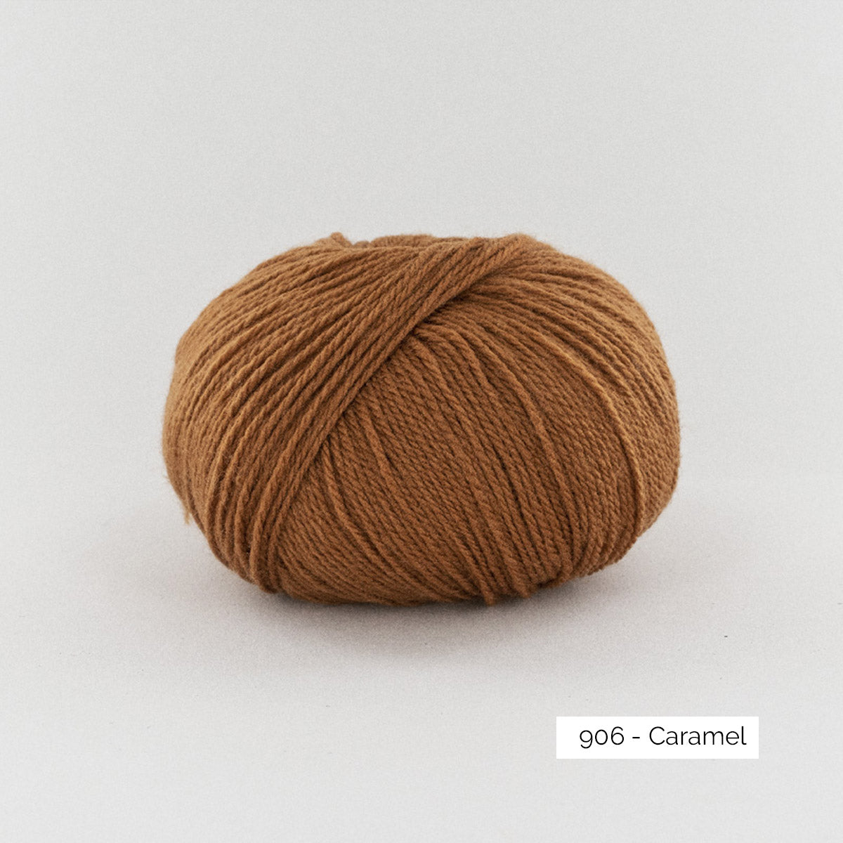 Pelote de BB Mérinos de Fonty, coloris 906 Caramel
