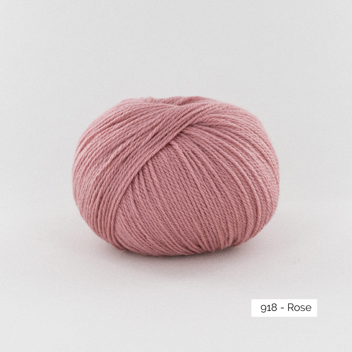 Pelote de BB Mérinos de Fonty, coloris 918 Rose