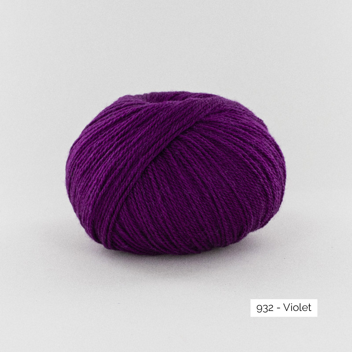 Pelote de BB Mérinos de Fonty, coloris 932 Violet