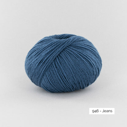 Pelote de BB Mérinos de Fonty, coloris 946 Jeans