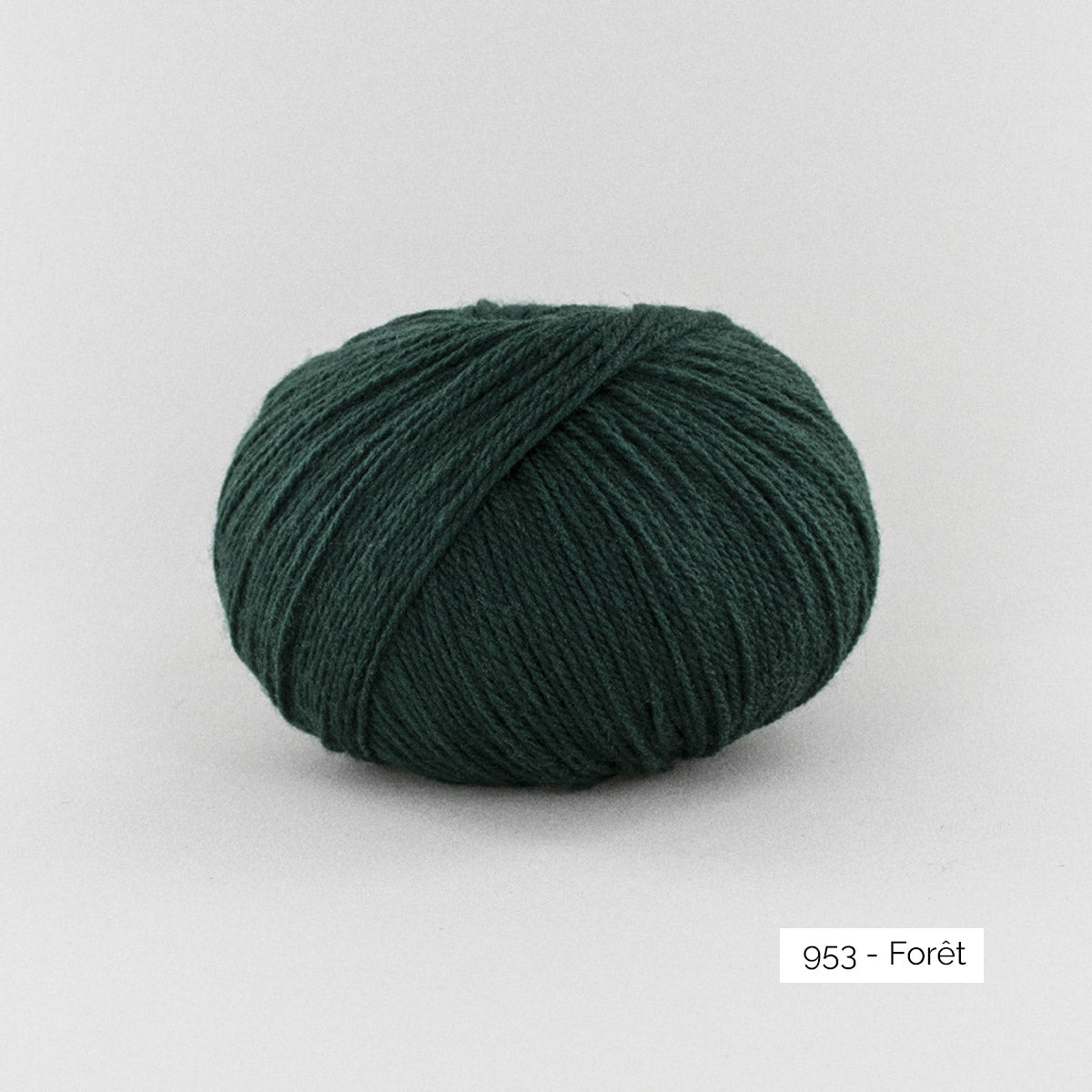 Pelote de BB Mérinos de Fonty, coloris 953 Forêt