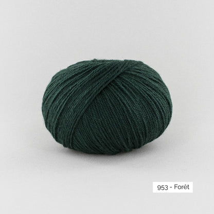 Pelote de BB Mérinos de Fonty, coloris 953 Forêt