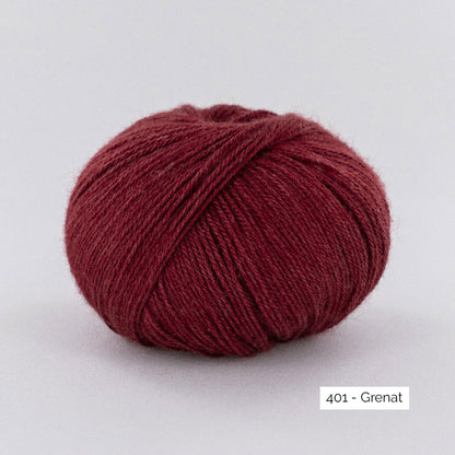 Pelote de Moustache de Fonty coloris 401 Grenat