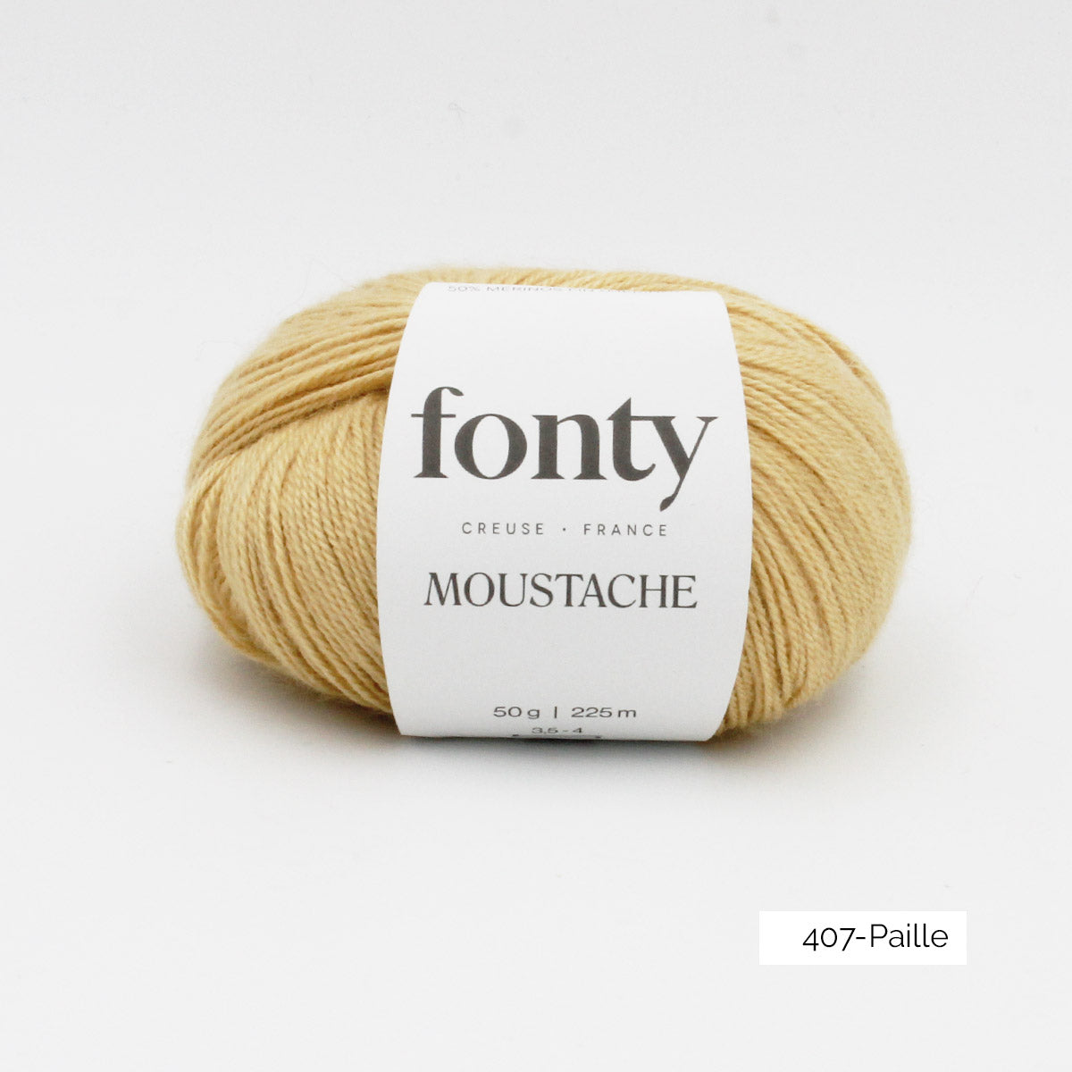 Pelote de Moustache de Fonty coloris 407 Paille
