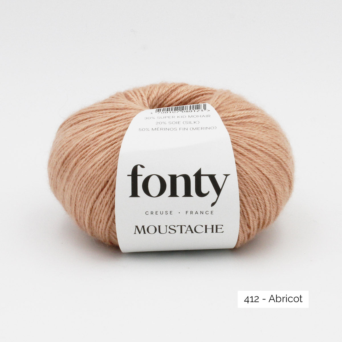 Pelote de Moustache de Fonty coloris 412 Abricot