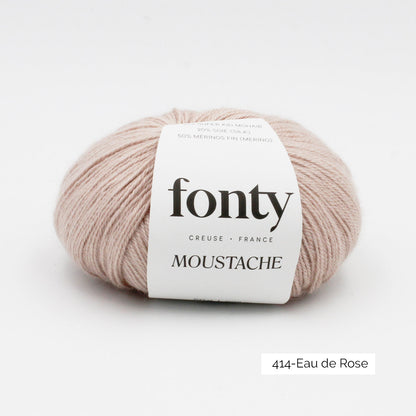 Pelote de Moustache de Fonty coloris 414 Eau de Rose