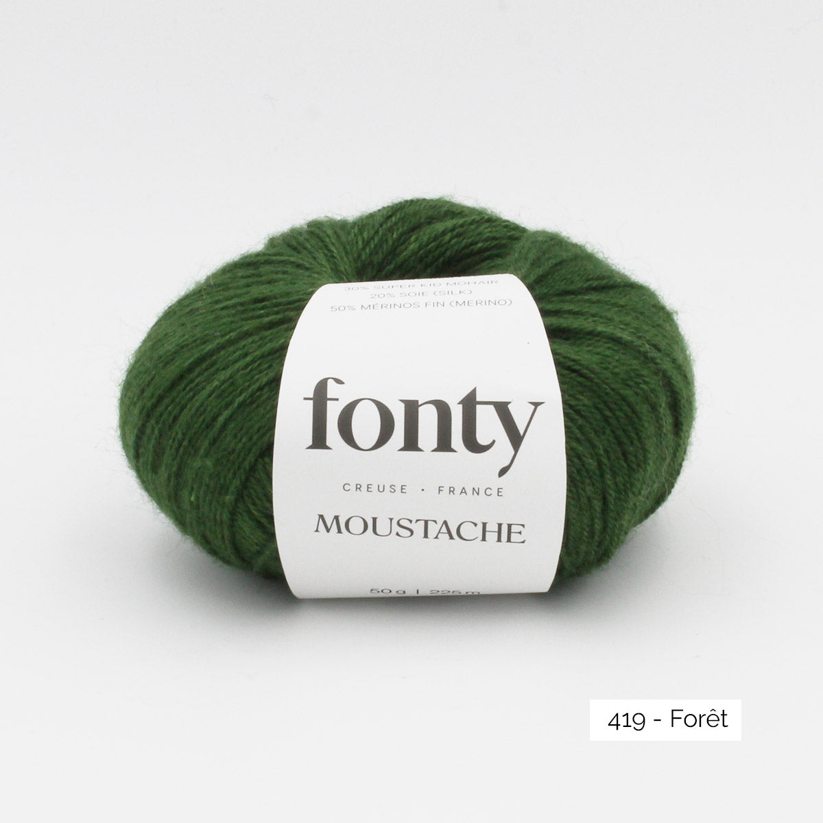 Pelote de Moustache de Fonty coloris 419 Forêt