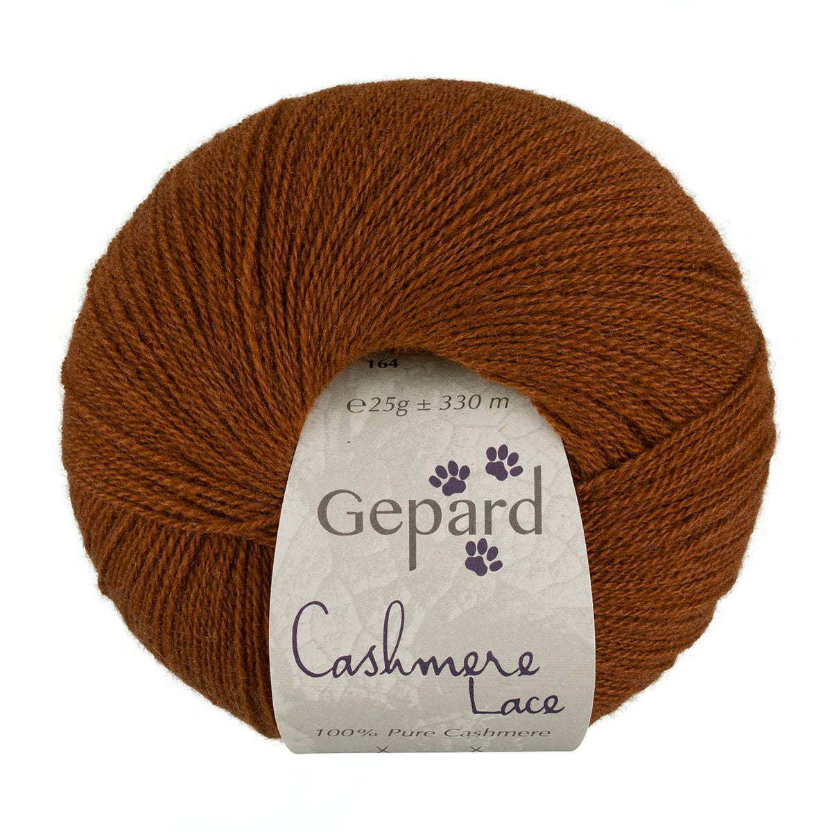 Cashmere Lace de Gepard Garn coloris 164 Grilled Chestnut
