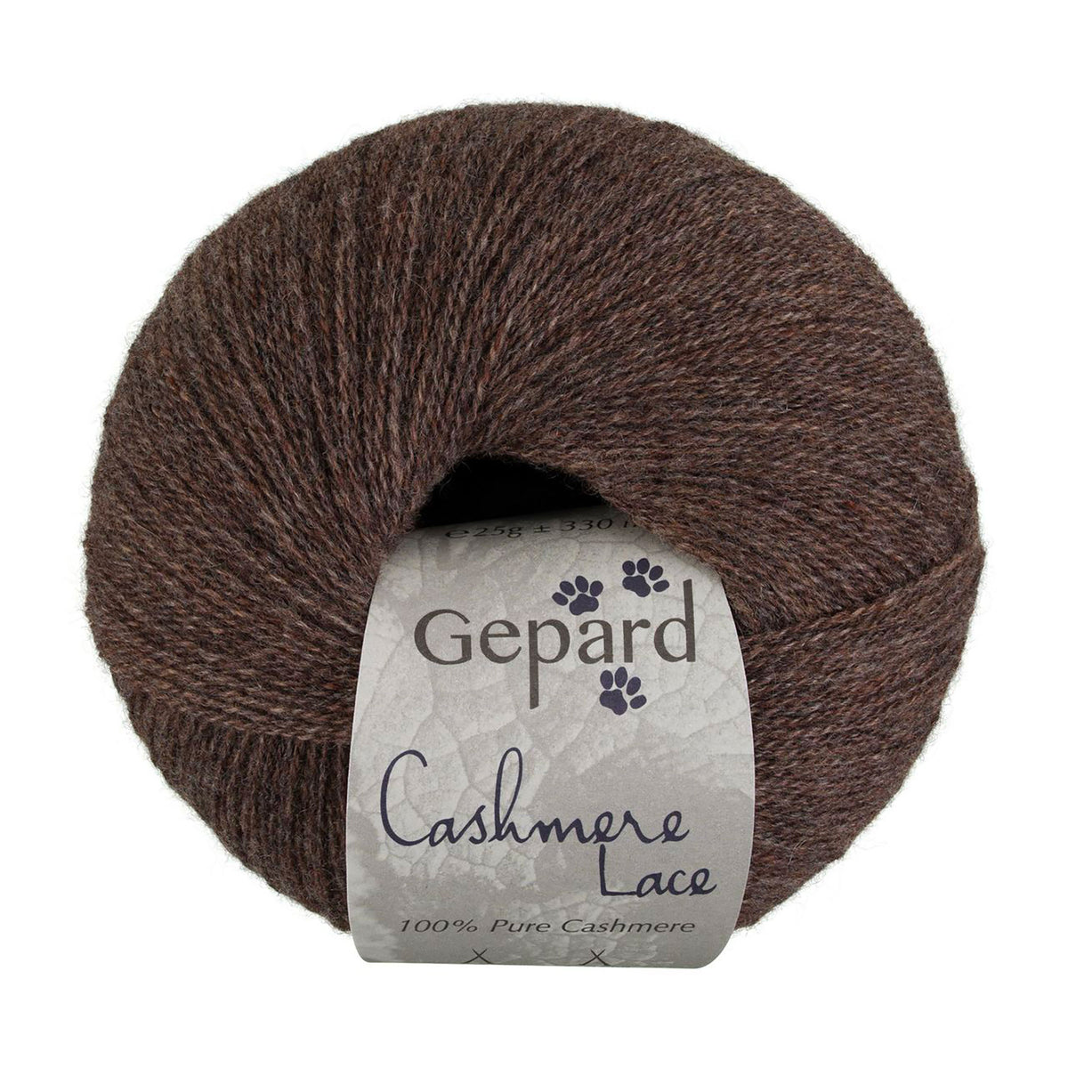 Cashmere Lace de Gepard Garn coloris 185 Dark Chocolate