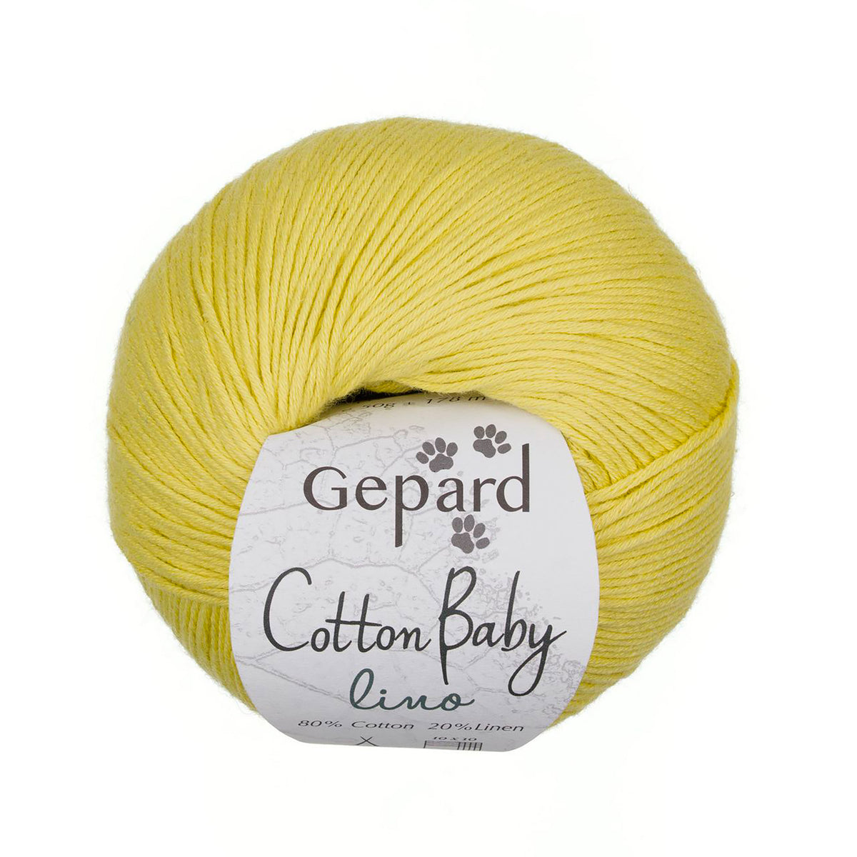Cotton Baby Lino de Gepard Garn coloris 117 Lemonade